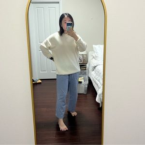 Luxe Cashmere Oversized Crewneck Sweater